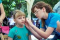 Face painting children activity